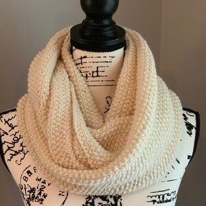 Cream Infinity Scarf